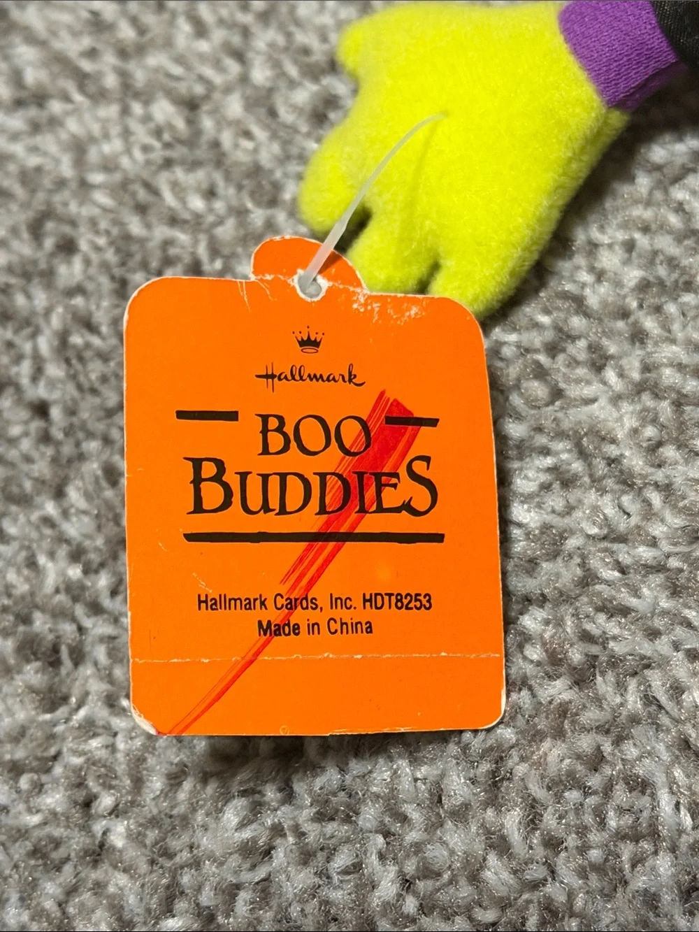 Vintage Hallmark Boo Buddies Cackles Halloween Witch 1986